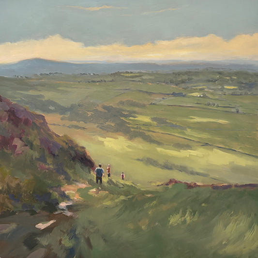 Irish landscape painting | In the steps of Patrick | Slemish | Polly Gribben | irish landscape | Irish art for sale