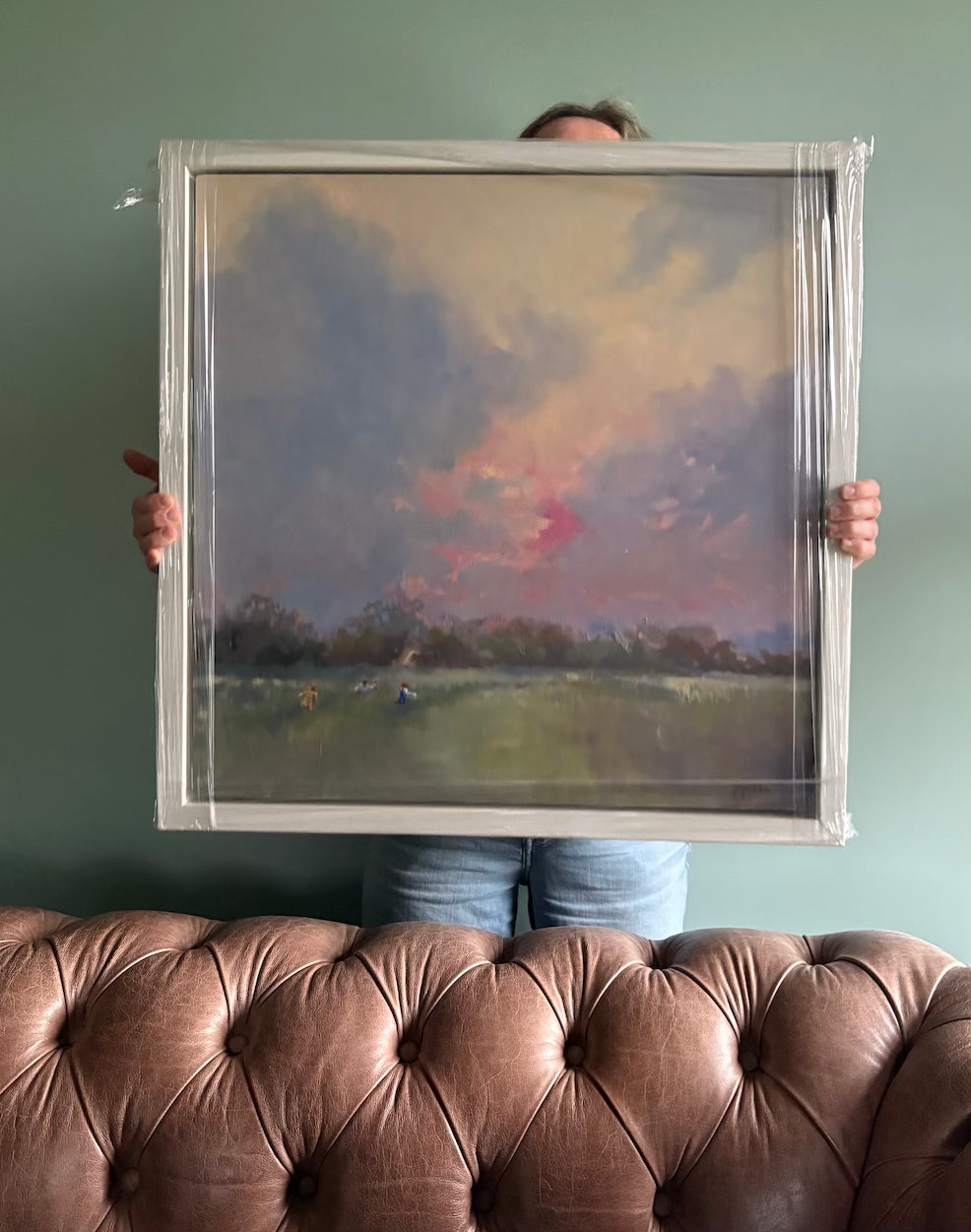 Irish landscape oil painting | An ode to Childhood | Polly Gribben