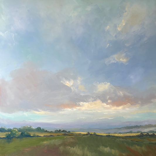 Irish landscape painting| Polly Gribben | Where peace comes dropping slow | yeats  | Irish art for sale | Irish artist | Contemporary Irish art