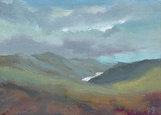 Irish landscape original | Jewel in the Mournes | Polly Gribben