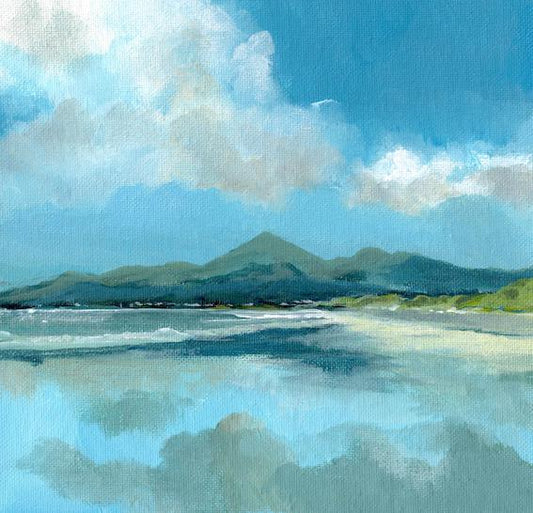 Irish landscape art | Murlough beach | Newcastle | Slieve Donard | Polly Gribben