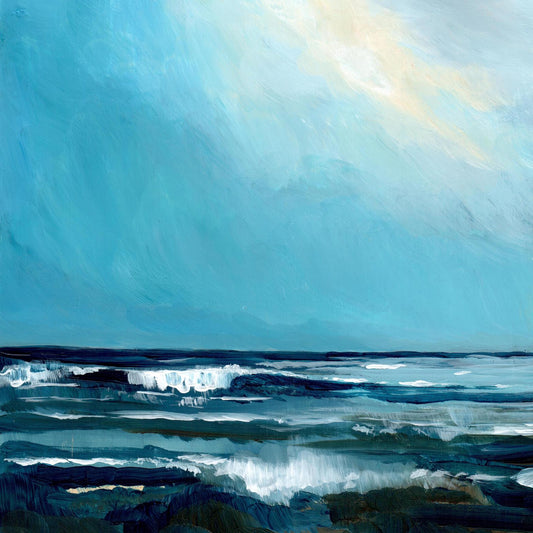 Irish landscape painting | Northern Ireland seascape | Secret of the sea | Polly Gribben | Irish landscape prints