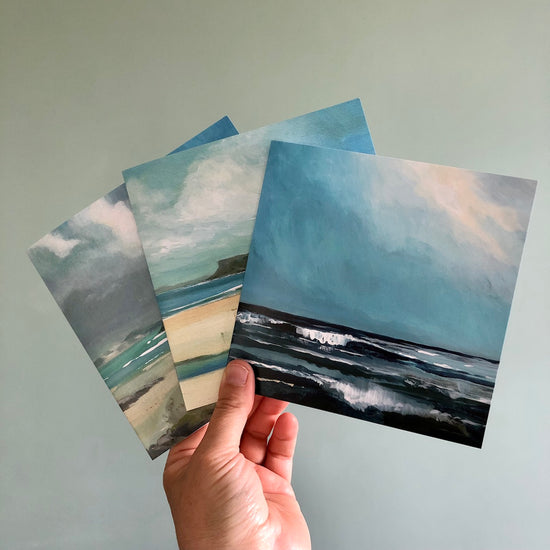 Irish landscape wall art_Seascape cards_Polly Gribben