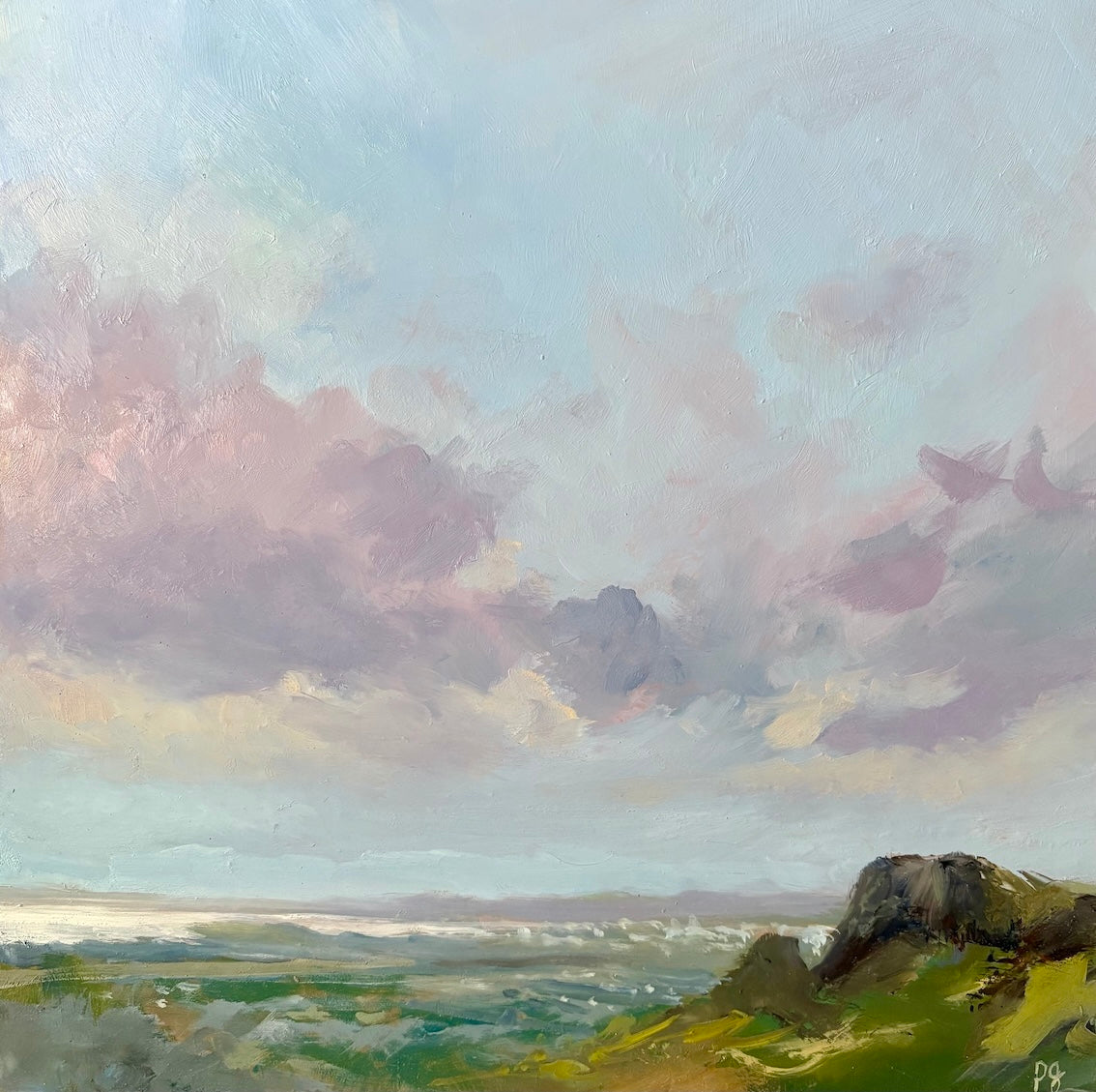 Laganside | Cavehill | Belfast | Irish landscape painting | RSUA | Polly Gribben