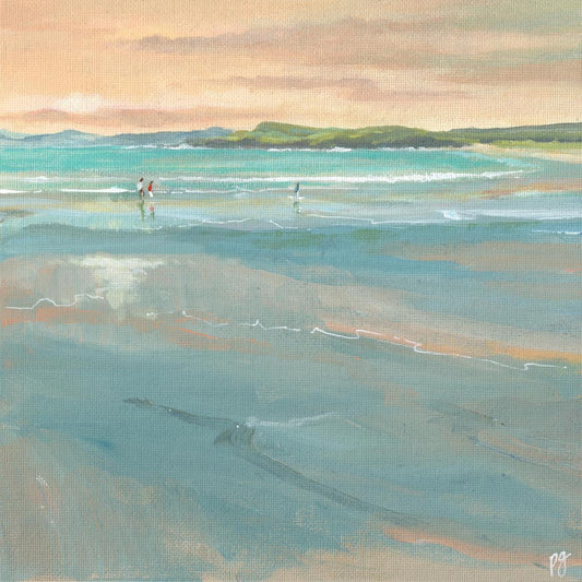 Irish landscape painting for sale | Marblehill beach | Donegal | Wild Atlantic way | Irish painters | Inklover | Polly Gribben