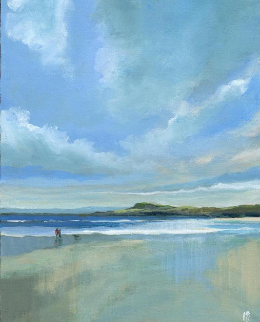 Irish art for sale | Irish seascape painting | Marblehill painting | Donegal | Polly Gribben