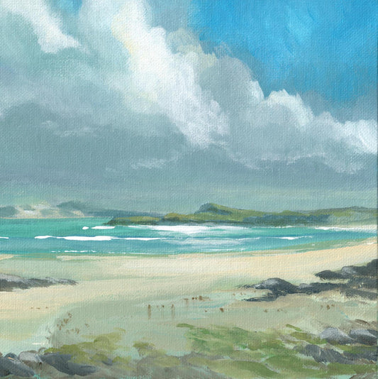 Irish landscape painting | Donegal seascape | Marble hill | Polly Gribben | Irish landscape print